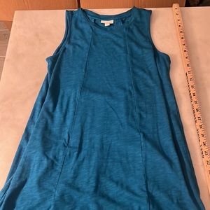 J. Jill Turquoise A-line Sleeveless Dress, Small. EUC!